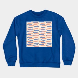 patterns with lines and colorful minimalist style, aesthetic pattern Crewneck Sweatshirt